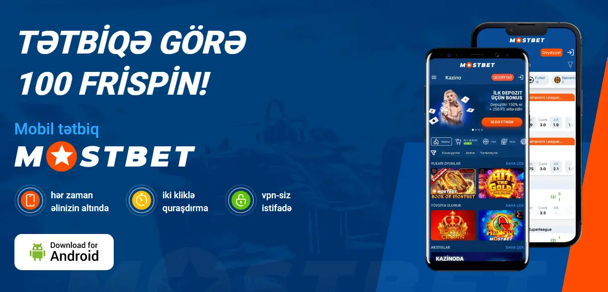 Mostbet indir Android — tətbiq və APK yüklə